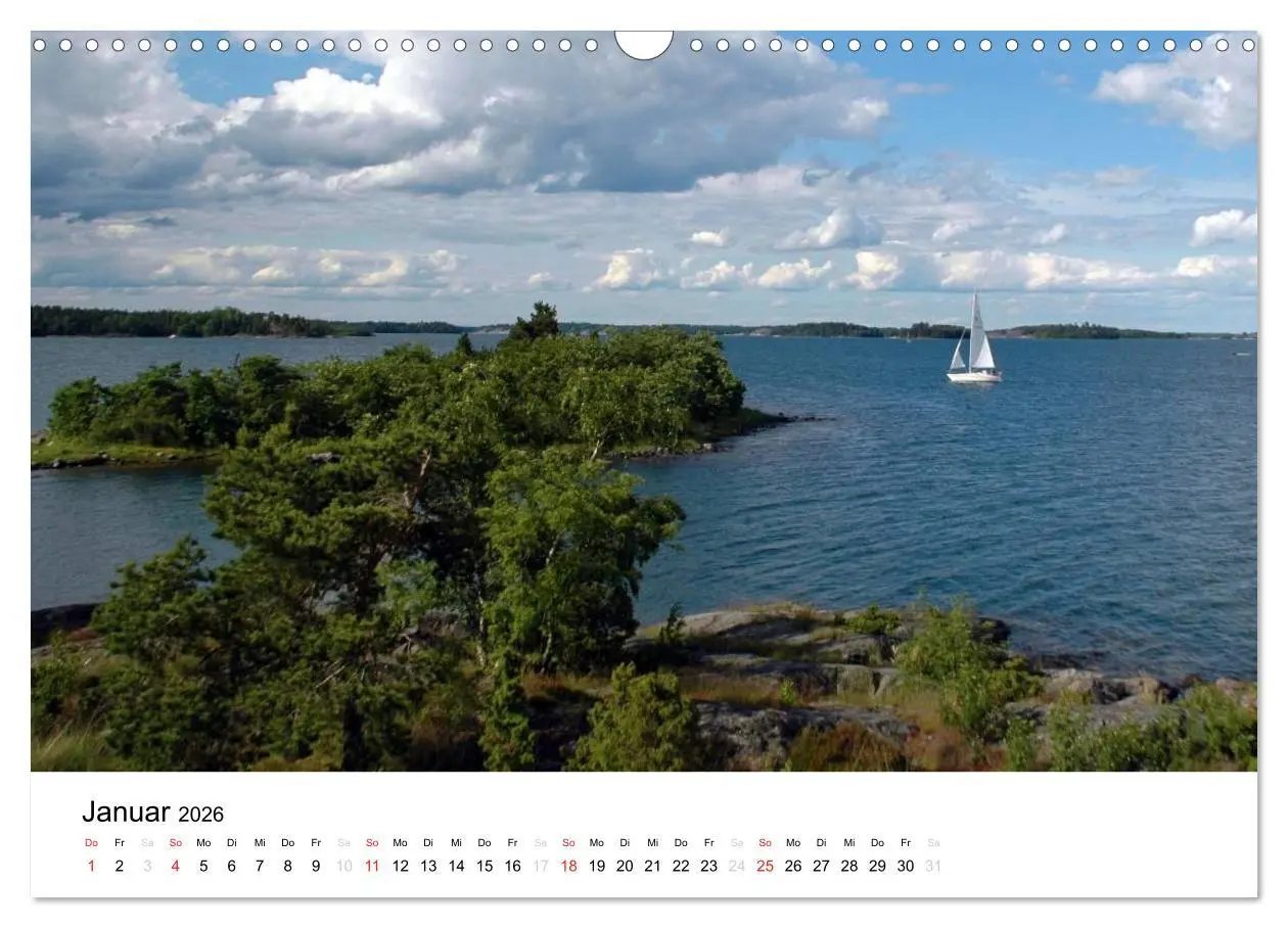 Bild: 9783516138511 | Wundervolles Schweden 2026 (Wandkalender 2026 DIN A3 quer),...