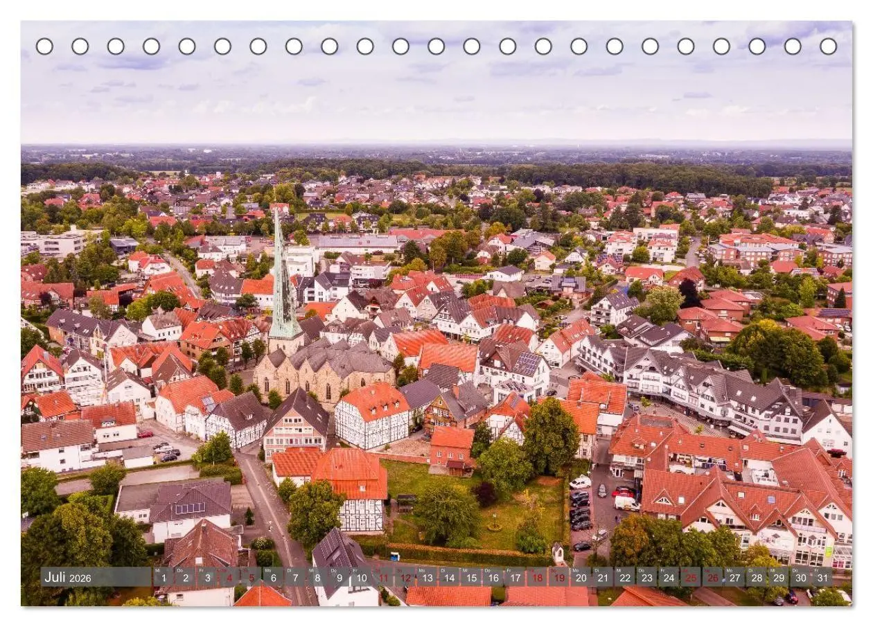 Bild: 9783516688511 | Ein Blick auf Delbrück (Tischkalender 2026 DIN A5 quer), CALVENDO...