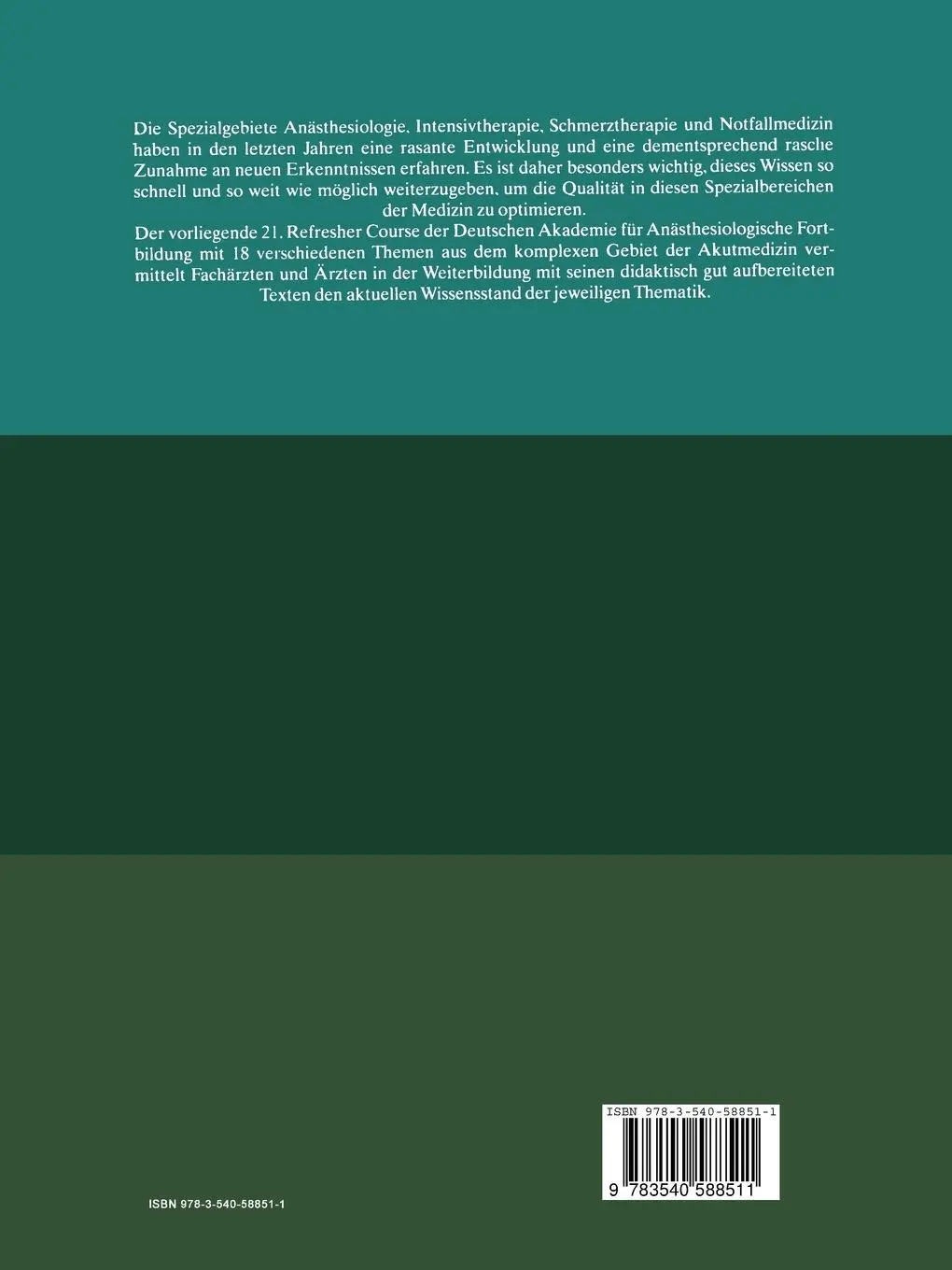 Rückseite: 9783540588511 | März 1995, Hamburg | J. Radke | Taschenbuch | x | Deutsch | 1995