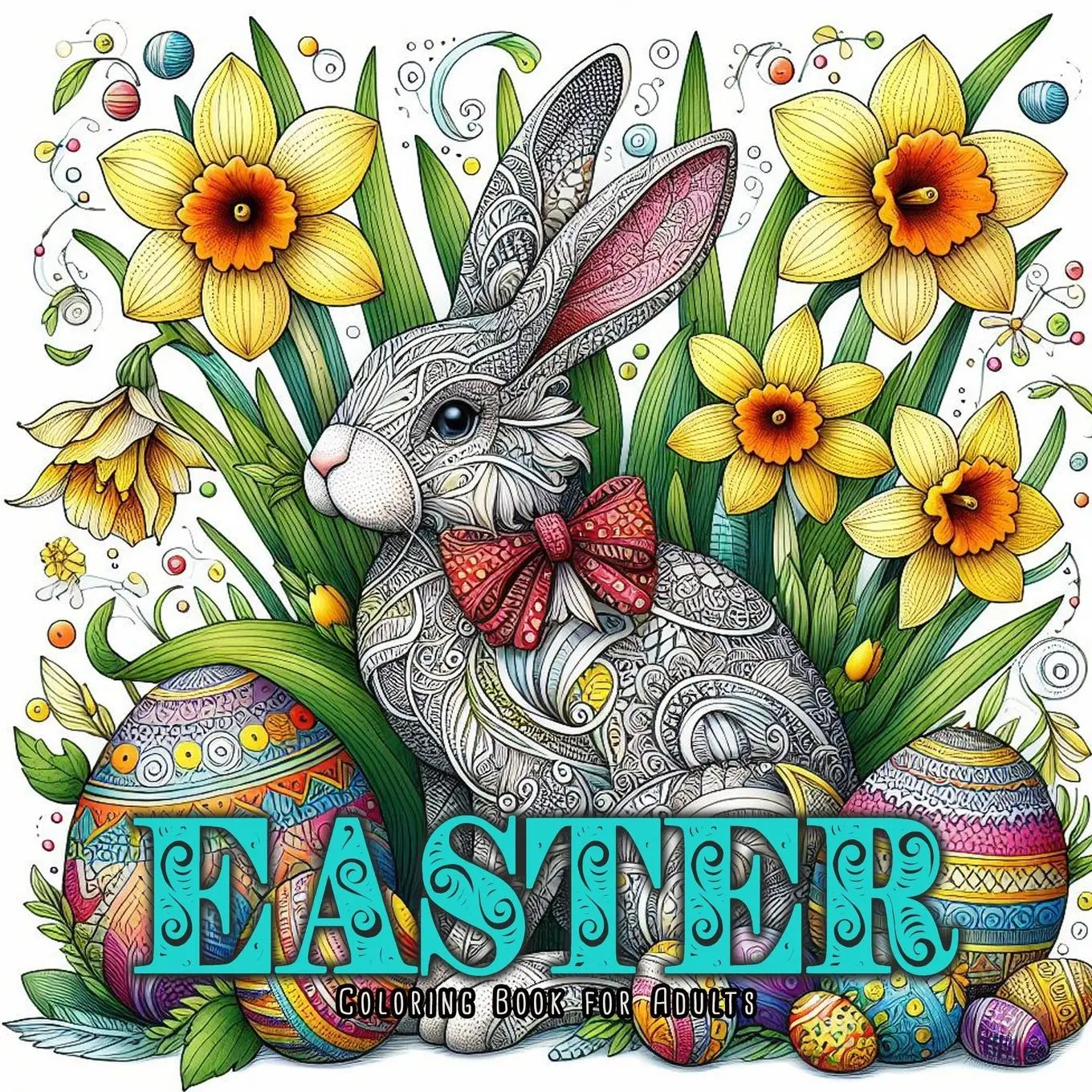 Cover: 9783758488511 | Easter Coloring Book for Adults | Monsoon Publishing | Taschenbuch