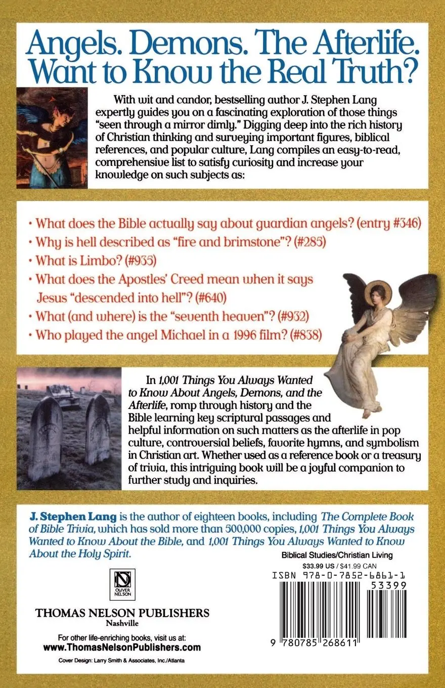 Rückseite: 9780785268611 | 1,001 Things You Always Wanted to Know about Angels, Demons, and...