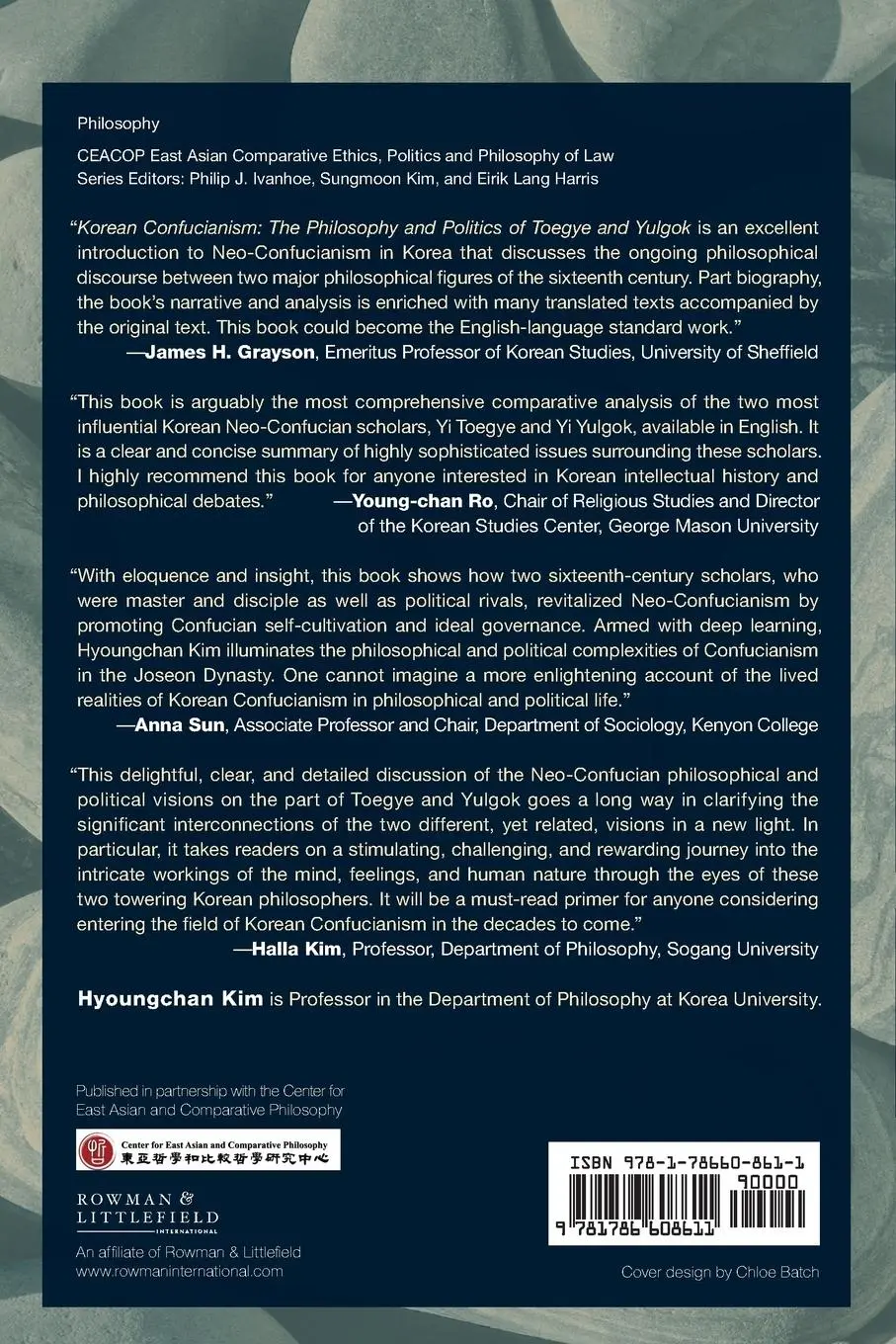 Rückseite: 9781786608611 | Korean Confucianism | The Philosophy and Politics of Toegye and Yulgok