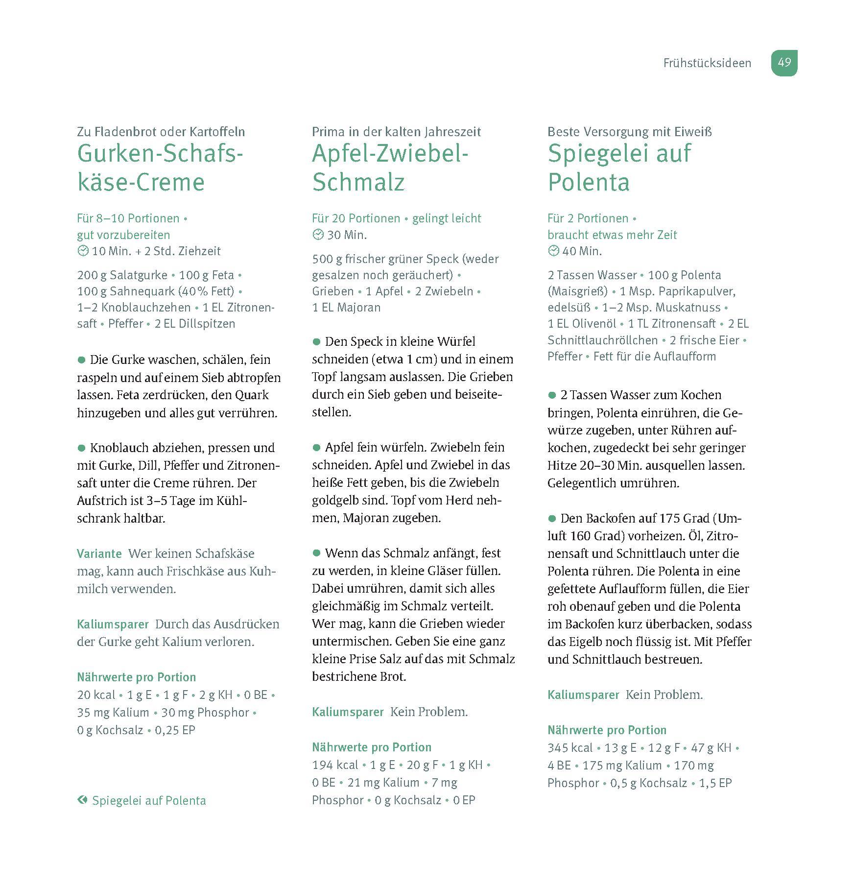 Bild: 9783432118611 | Köstlich essen Nierenerkrankungen | Barbara Börsteken | Taschenbuch