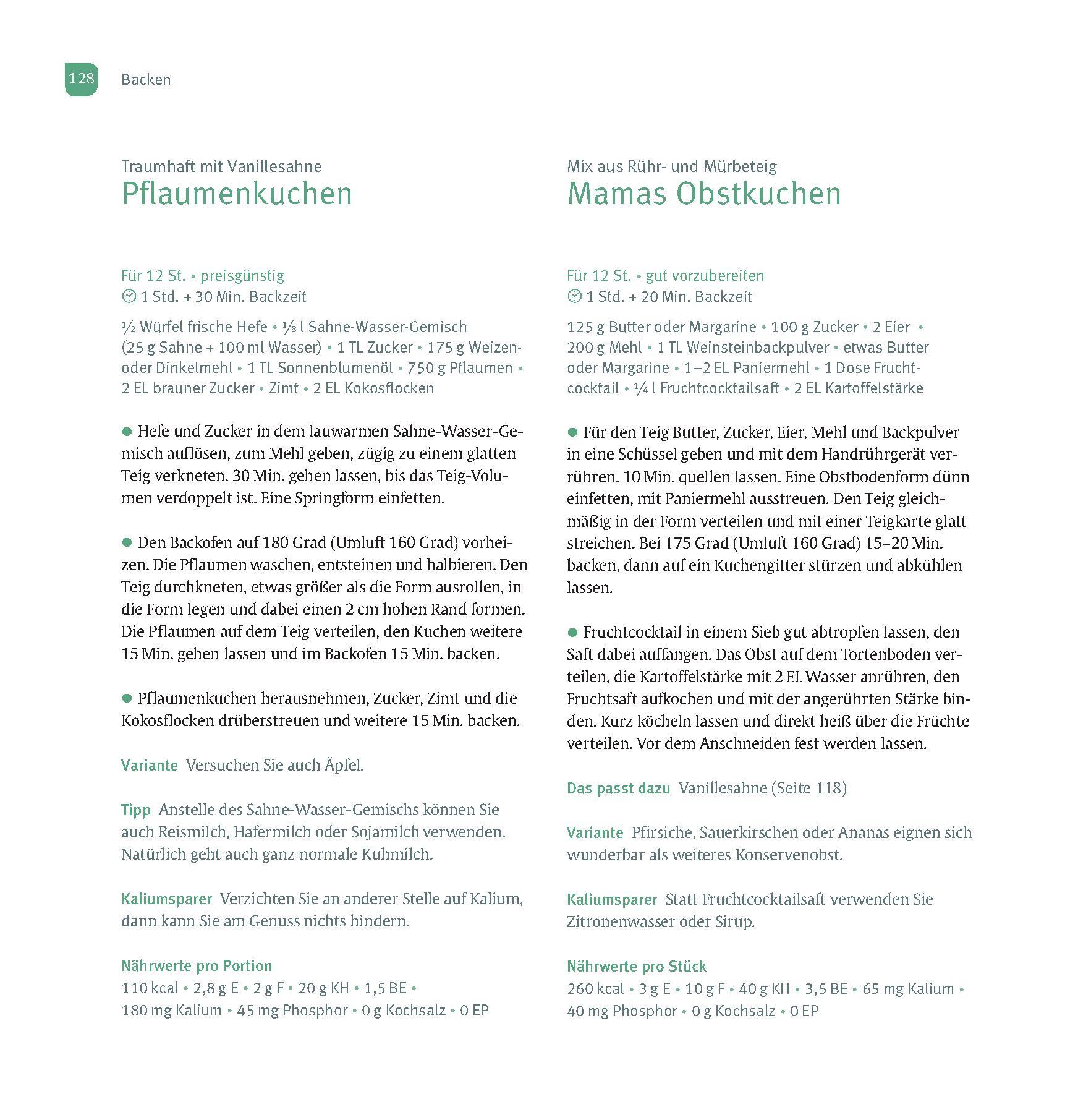 Bild: 9783432118611 | Köstlich essen Nierenerkrankungen | Barbara Börsteken | Taschenbuch