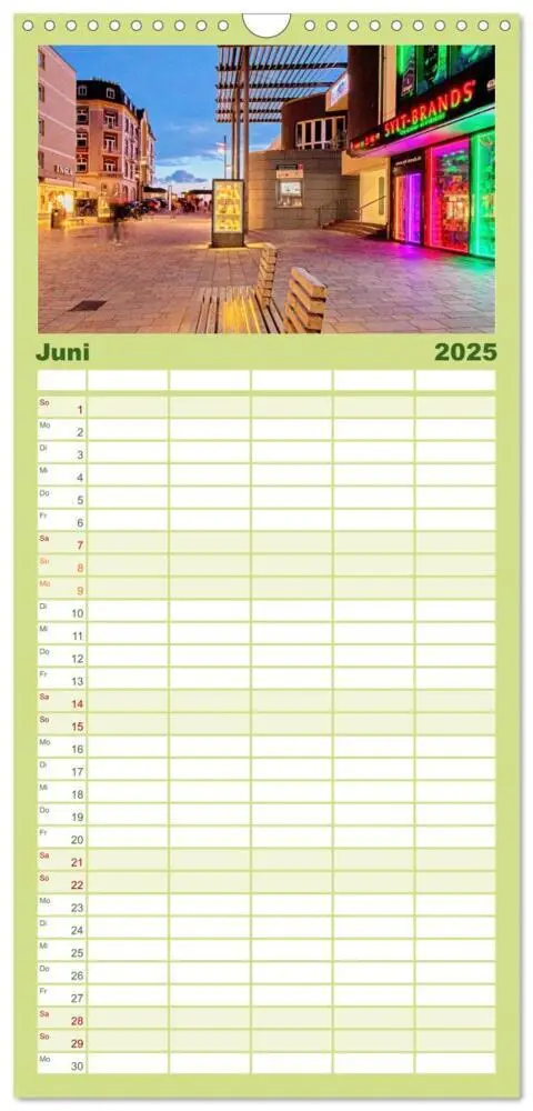 Bild: 9783457108611 | Familienplaner 2025 - Magisches Sylt mit 5 Spalten (Wandkalender,...