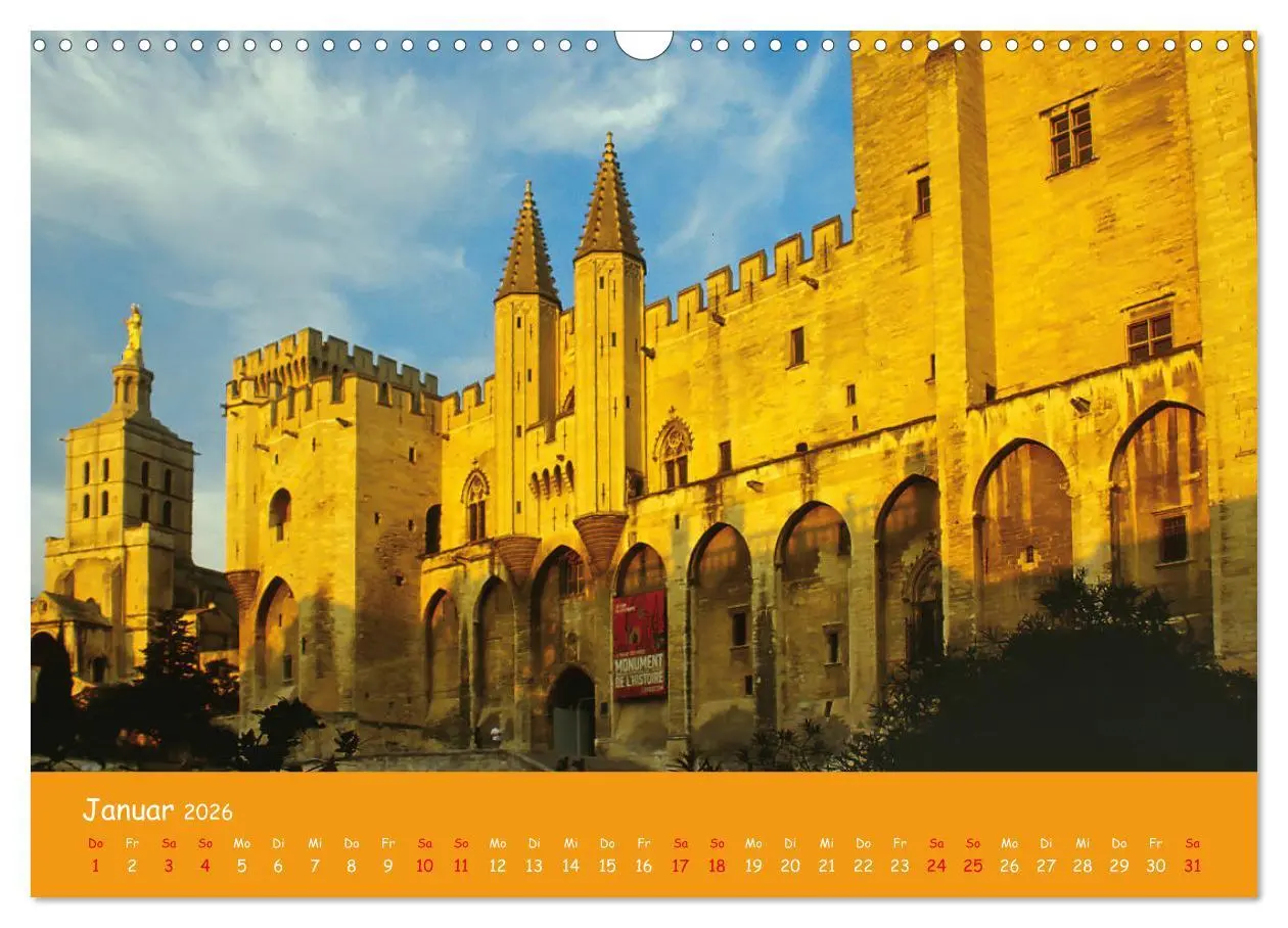 Bild: 9783457278611 | Quer durch Südfrankreich (Wandkalender 2026 DIN A3 quer), CALVENDO...