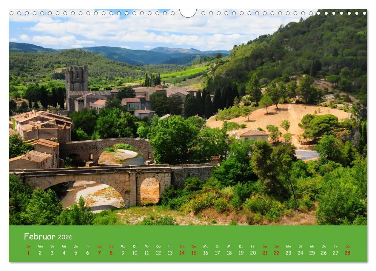 Bild: 9783457278611 | Quer durch Südfrankreich (Wandkalender 2026 DIN A3 quer), CALVENDO...