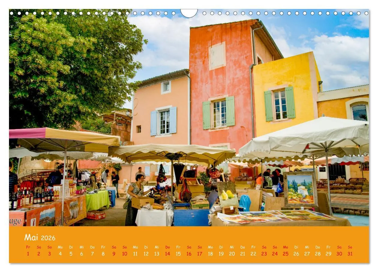 Bild: 9783457278611 | Quer durch Südfrankreich (Wandkalender 2026 DIN A3 quer), CALVENDO...