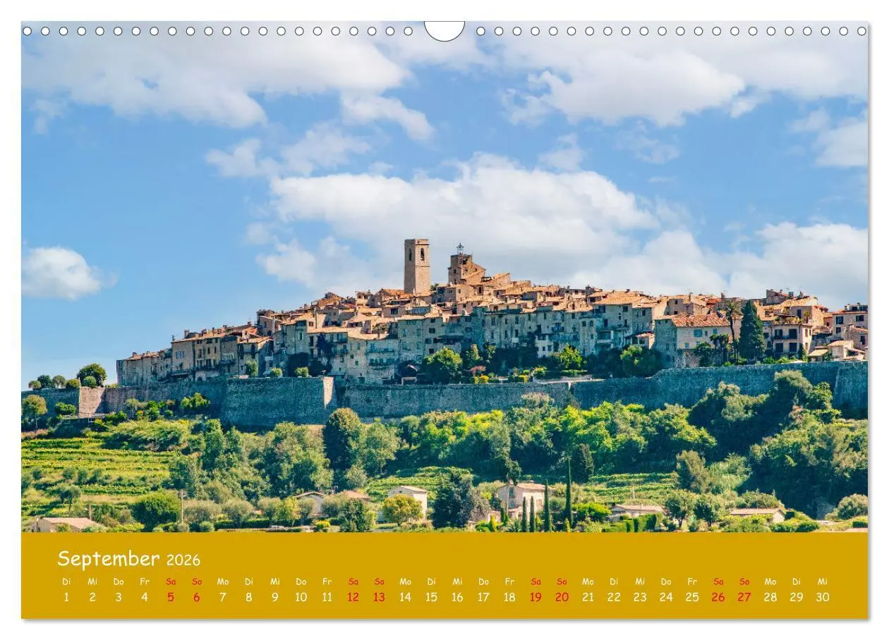 Bild: 9783457278611 | Quer durch Südfrankreich (Wandkalender 2026 DIN A3 quer), CALVENDO...