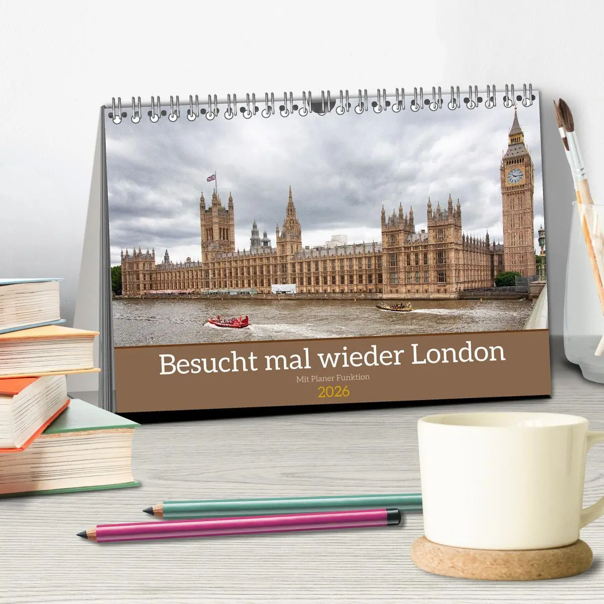 Bild: 9783457418611 | Besucht mal wieder London (Tischkalender 2026 DIN A5 quer),...