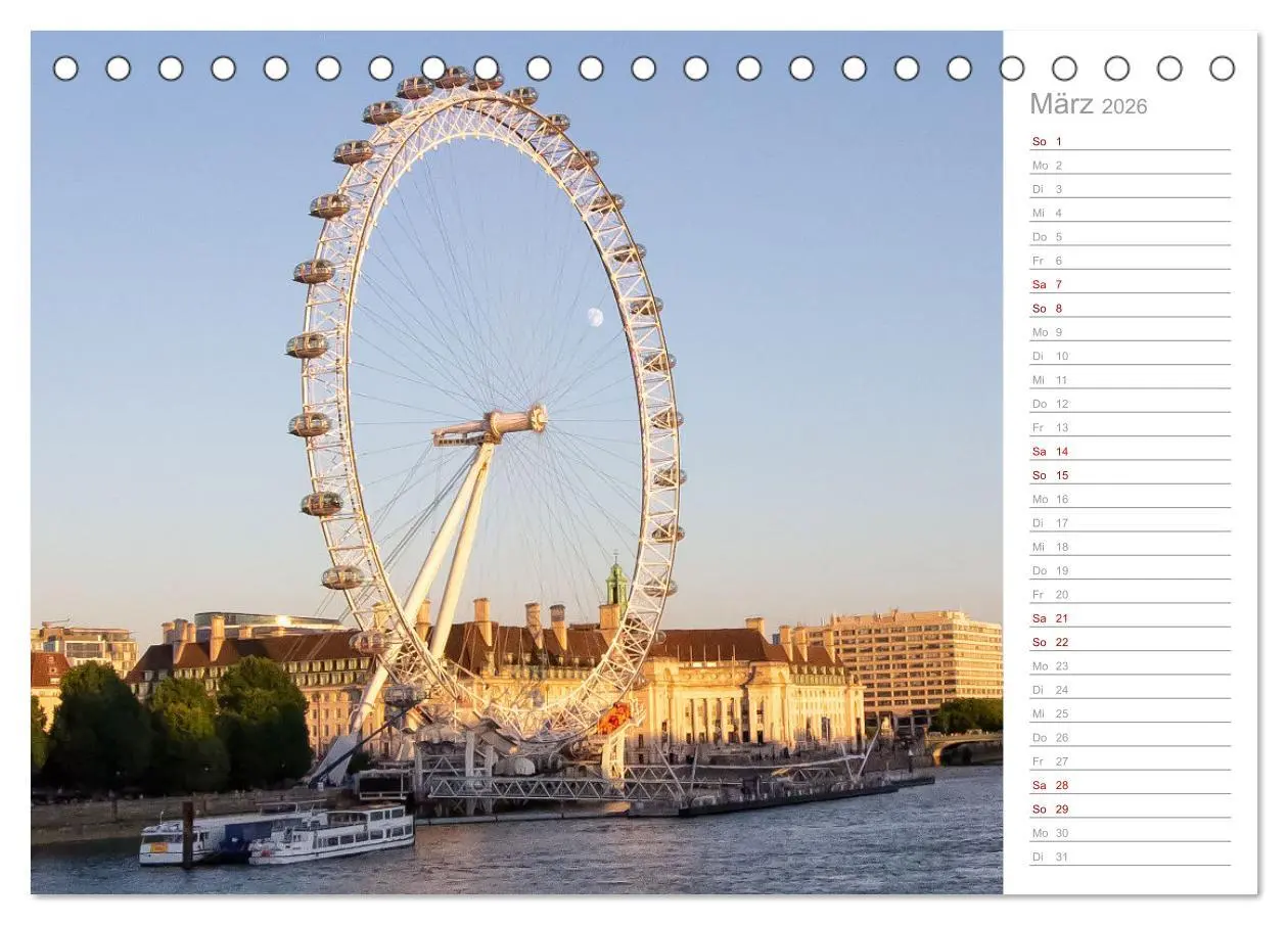 Bild: 9783457418611 | Besucht mal wieder London (Tischkalender 2026 DIN A5 quer),...