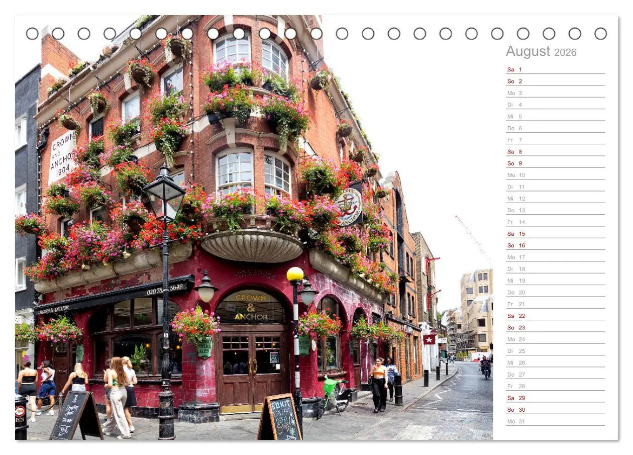 Bild: 9783457418611 | Besucht mal wieder London (Tischkalender 2026 DIN A5 quer),...