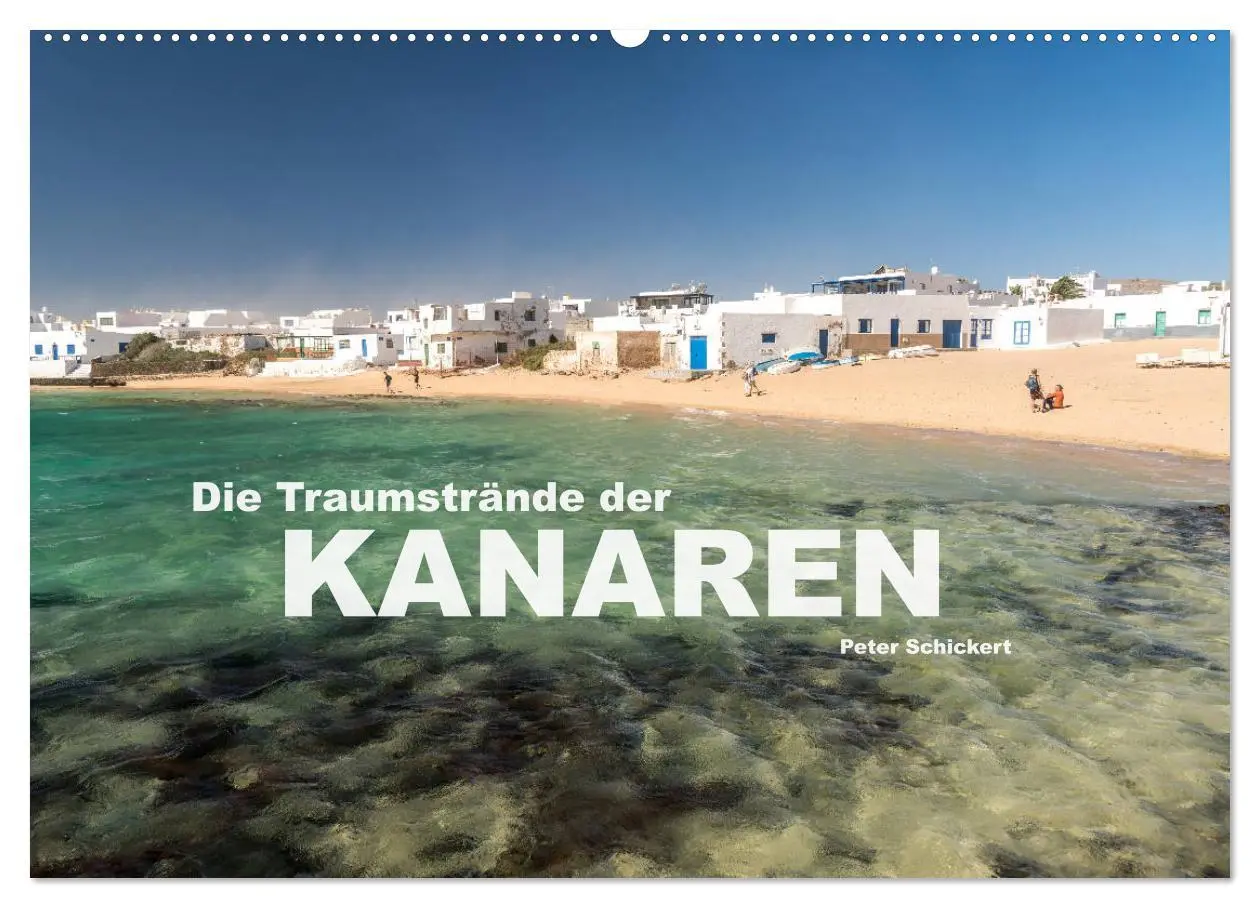 Cover: 9783457728611 | Die Traumstrände der Kanaren. (Wandkalender 2026 DIN A2 quer),...
