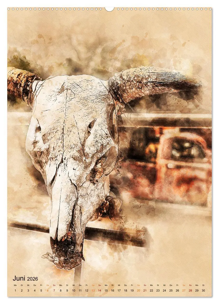 Bild: 9783516368611 | Route 66 - 2451 Meilen (Wandkalender 2026 DIN A2 hoch), CALVENDO...
