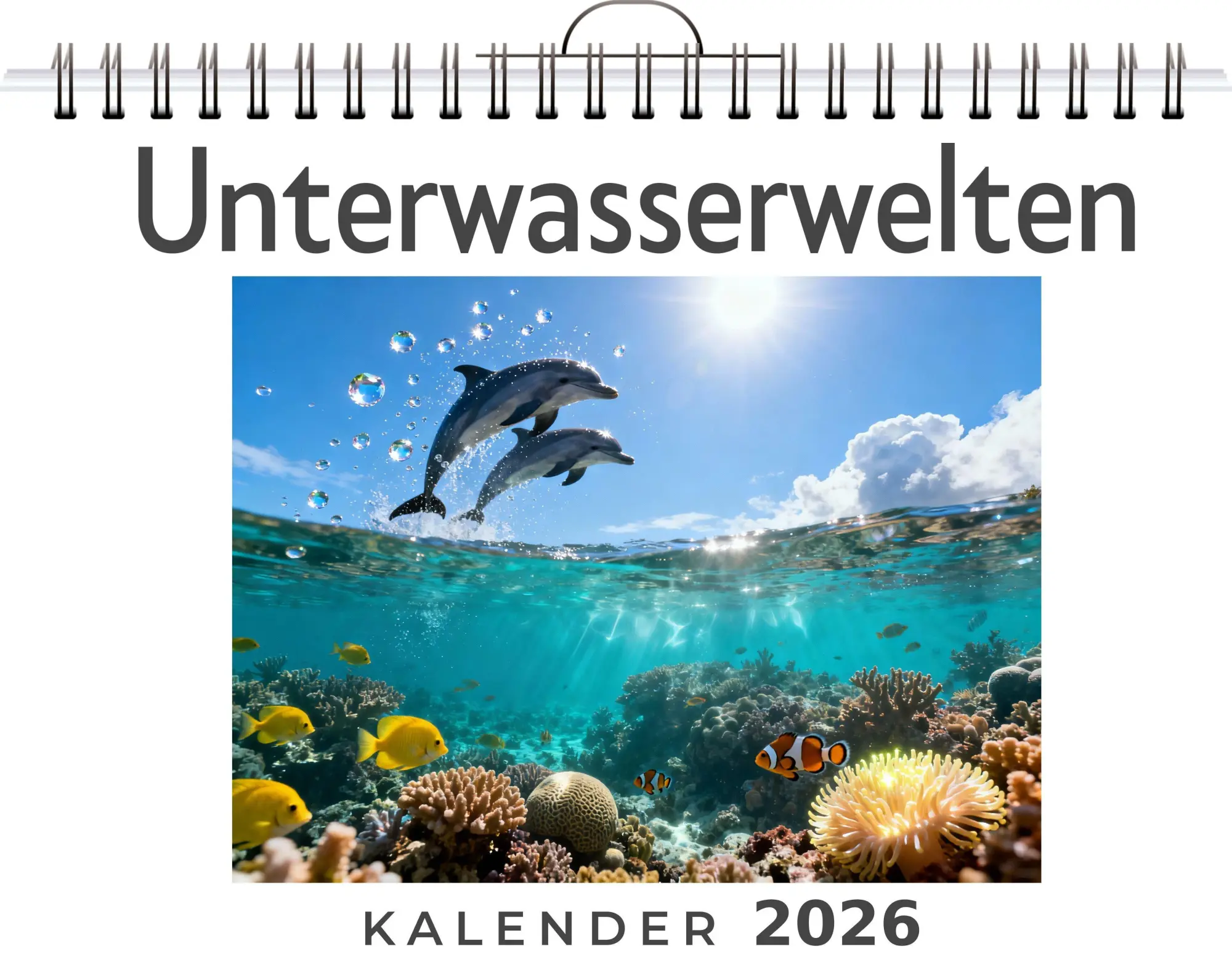 Cover: 9783695328611 | Unterwasserwelten | Emil Lang | Kalender | Deutsch | 2026 | FlipFlop