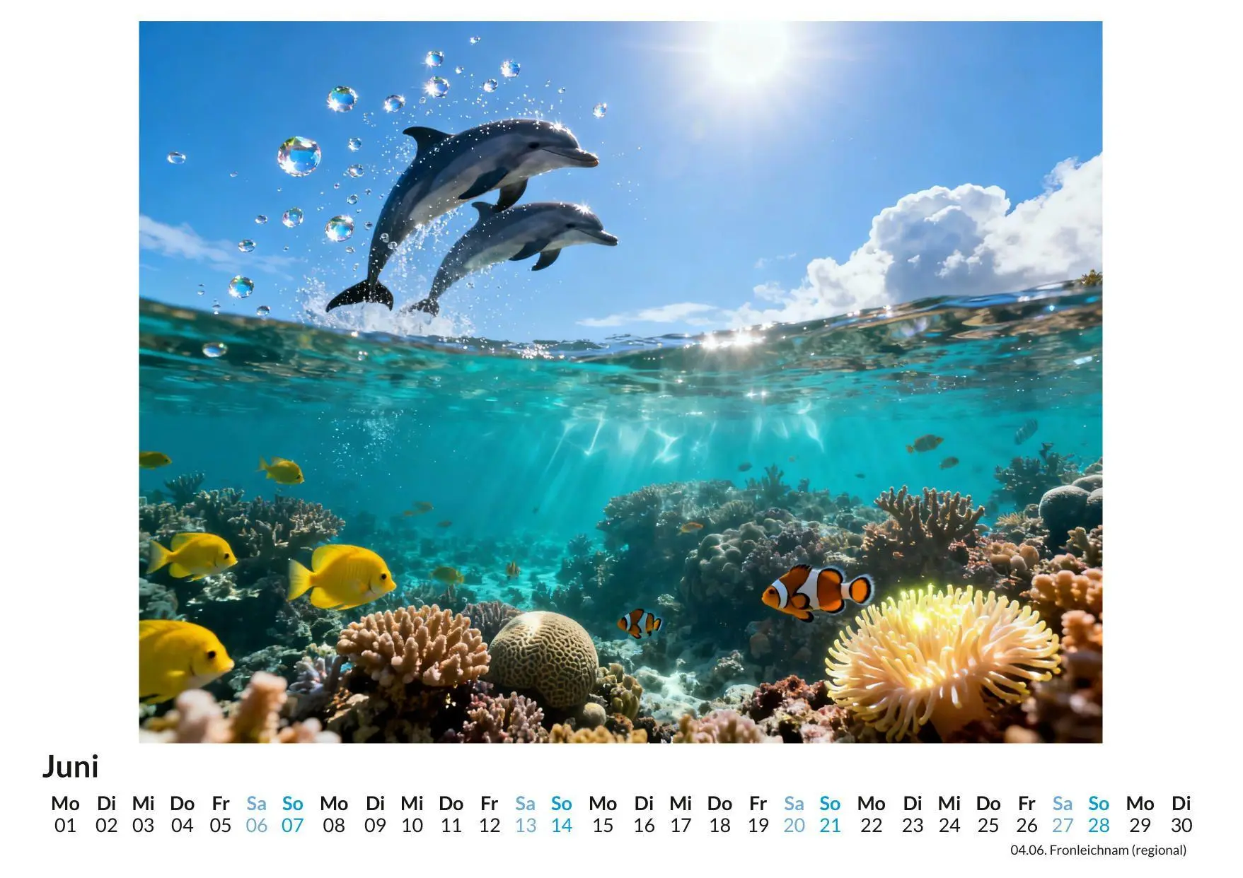 Bild: 9783695328611 | Unterwasserwelten | Emil Lang | Kalender | Deutsch | 2026 | FlipFlop