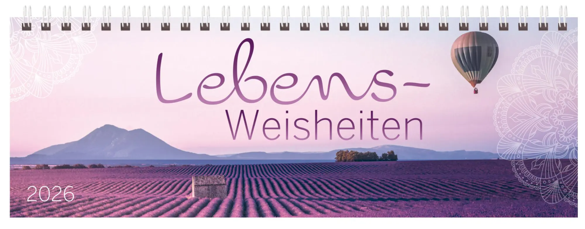 Cover: 9783731888611 | Tischquerkalender Trend Lebensweisheiten 2026 | Verlag Korsch | 128 S.