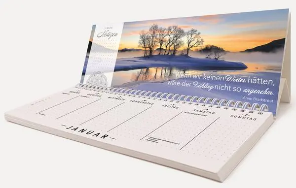 Bild: 9783731888611 | Tischquerkalender Trend Lebensweisheiten 2026 | Verlag Korsch | 128 S.