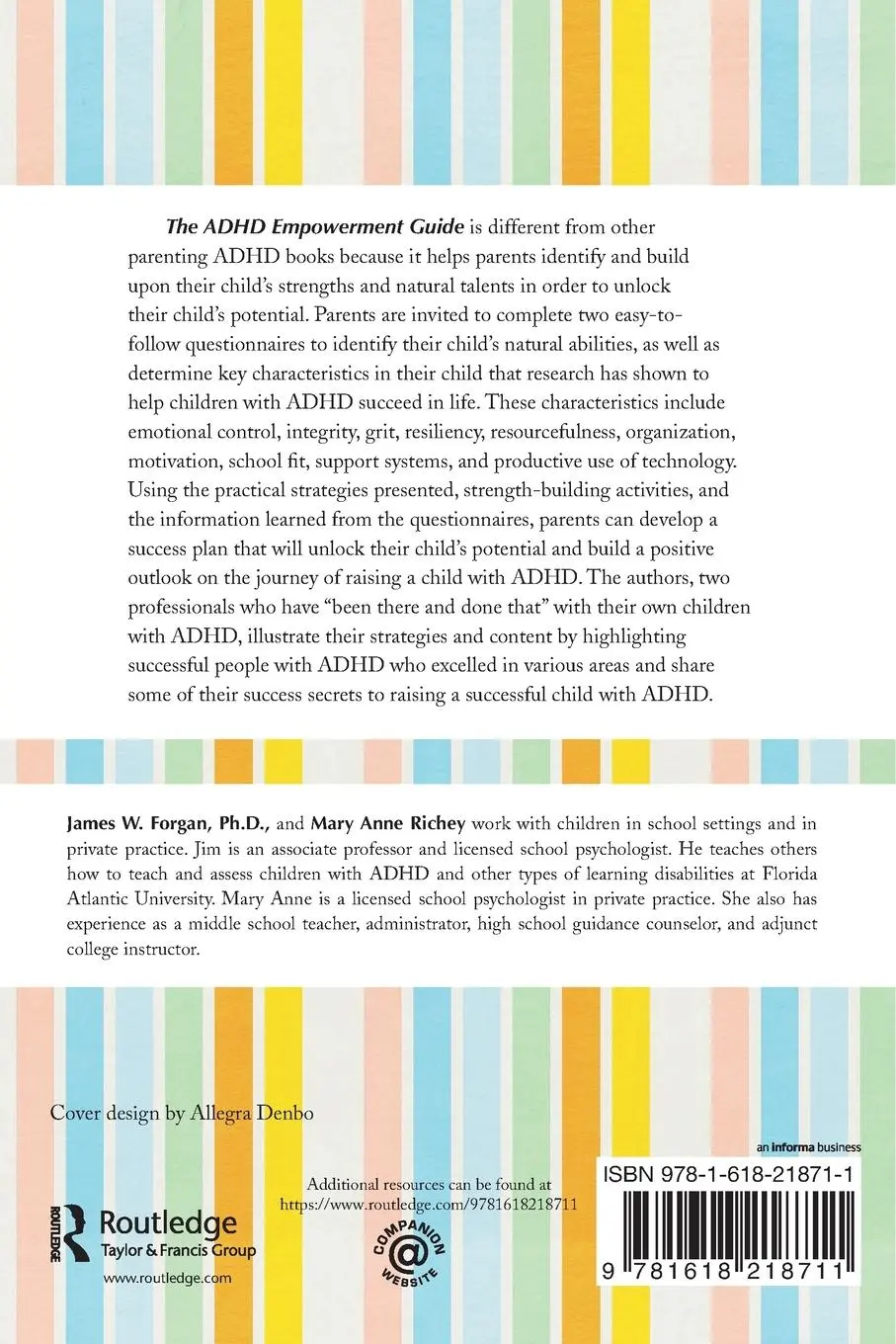 Rückseite: 9781618218711 | The ADHD Empowerment Guide | James W. Forgan (u. a.) | Taschenbuch