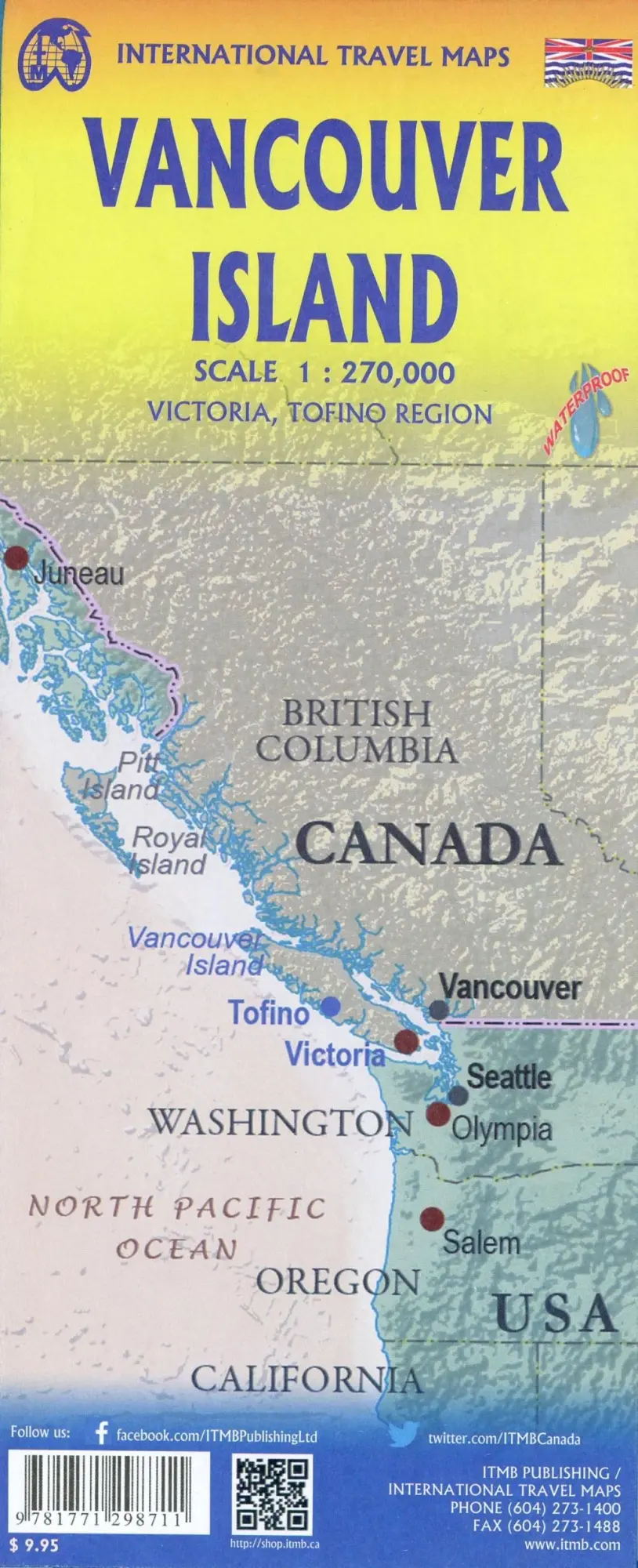Bild: 9781771298711 | International Travel Map Vancouver Island | Victoria, Tofino Region