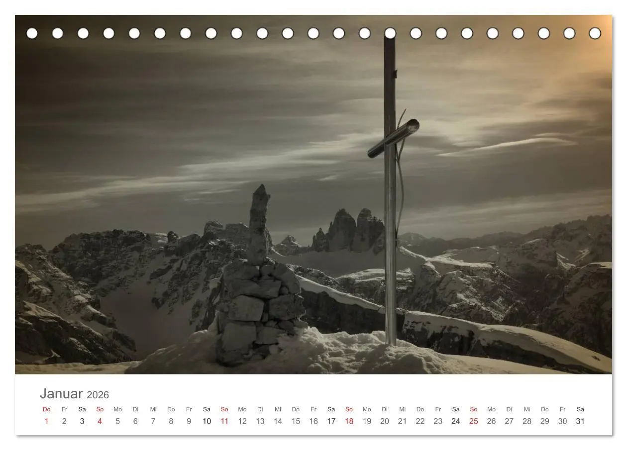 Bild: 9783457958711 | Drei Zinnen - Südtirols Wahrzeichen (Tischkalender 2026 DIN A5...