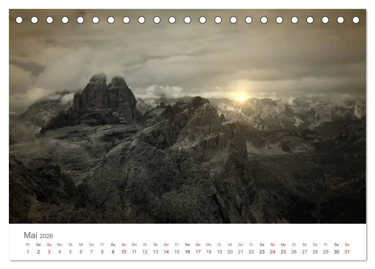 Bild: 9783457958711 | Drei Zinnen - Südtirols Wahrzeichen (Tischkalender 2026 DIN A5...