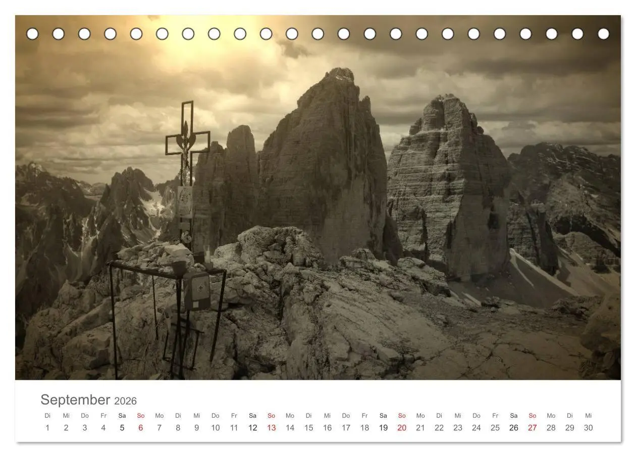 Bild: 9783457958711 | Drei Zinnen - Südtirols Wahrzeichen (Tischkalender 2026 DIN A5...
