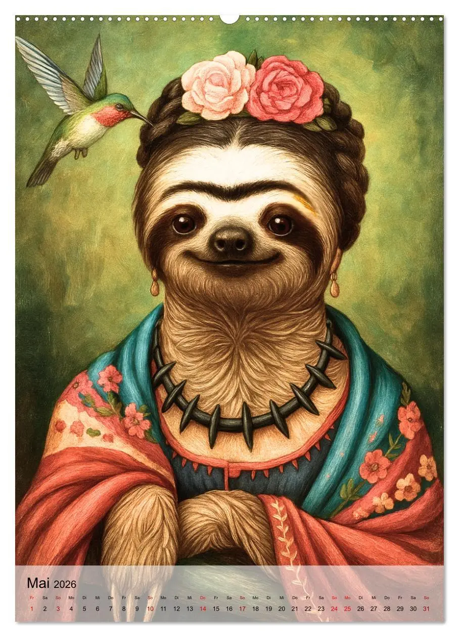 Bild: 9783516598711 | Sloth Art Originals ... eine faultierlangsame Reise durch die...