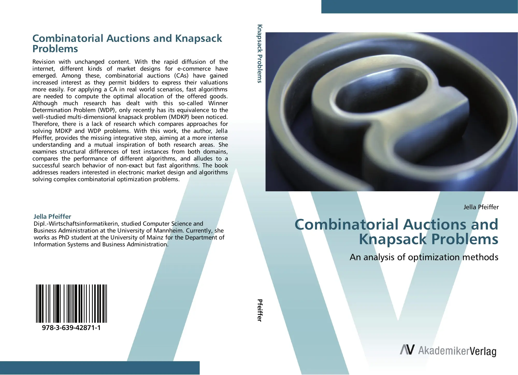 Cover: 9783639428711 | Combinatorial Auctions and Knapsack Problems | Jella Pfeiffer | Buch