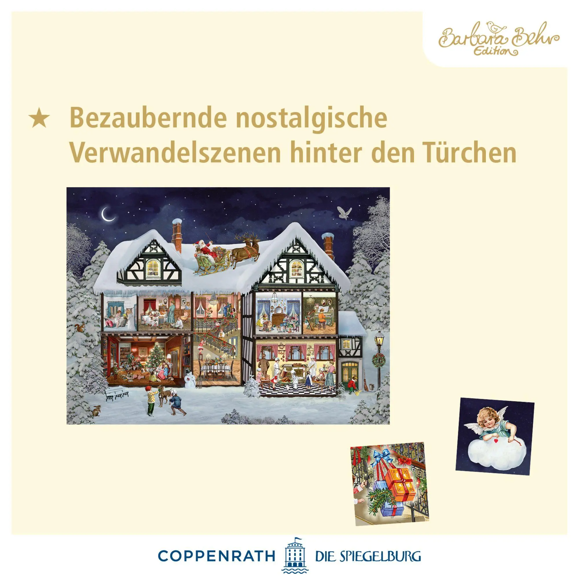 Bild: 4050003958811 | A3-Wand-Adventskalender - Im Adventshaus | Barbara Behr | Kalender