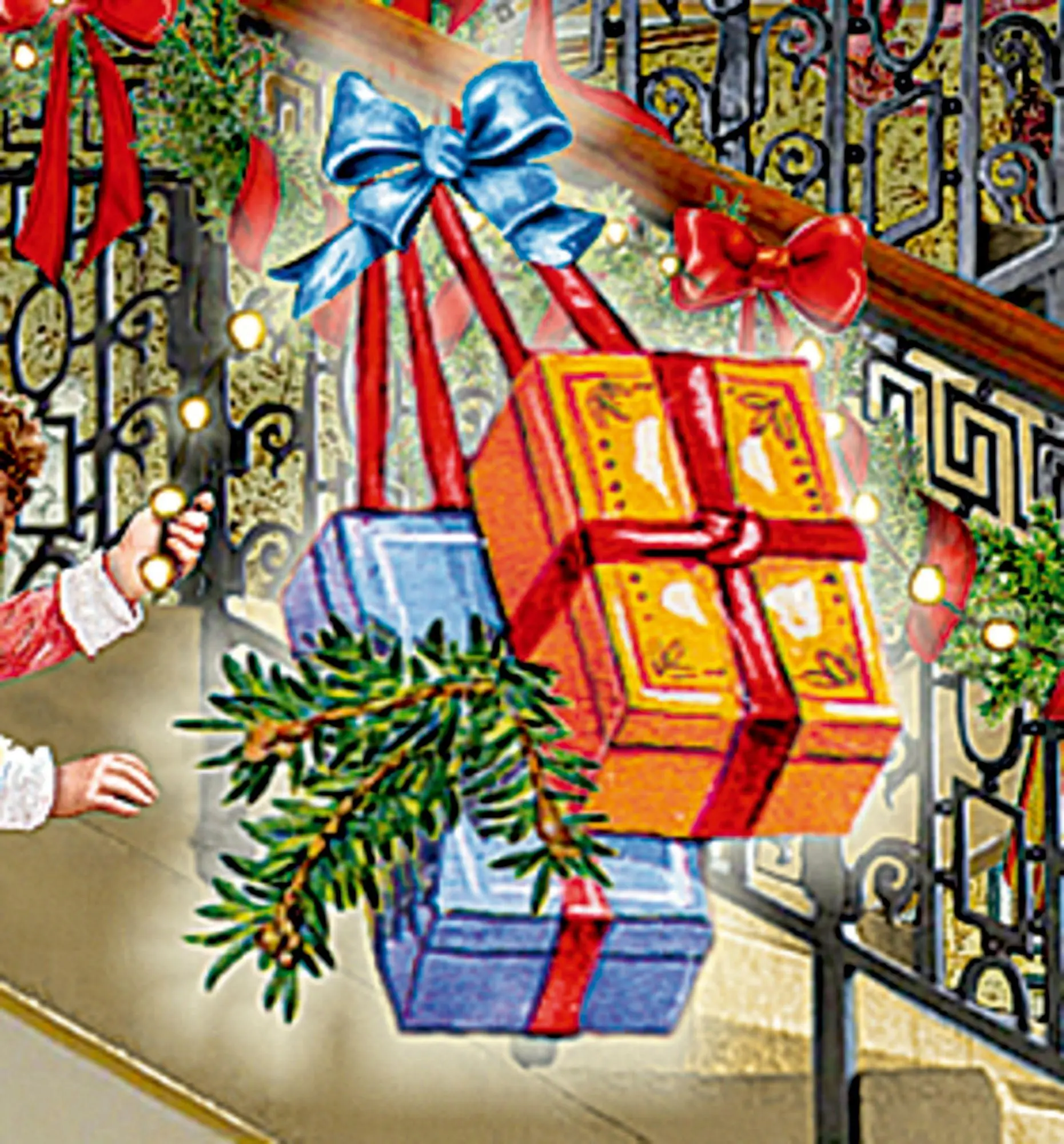Bild: 4050003958811 | A3-Wand-Adventskalender - Im Adventshaus | Barbara Behr | Kalender