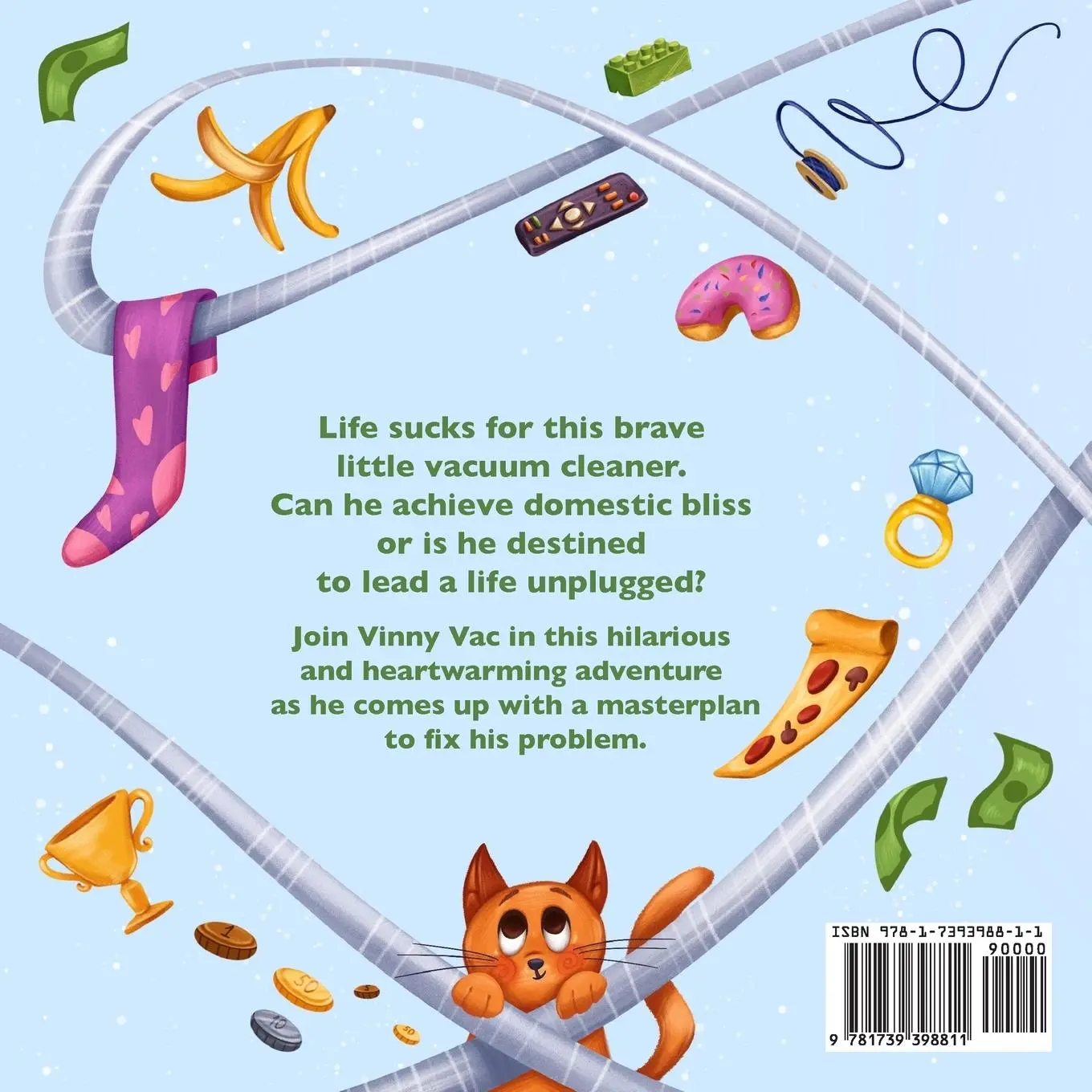 Rückseite: 9781739398811 | The Vacuum Cleaner Allergic To Dust | Julia Heywood | Taschenbuch