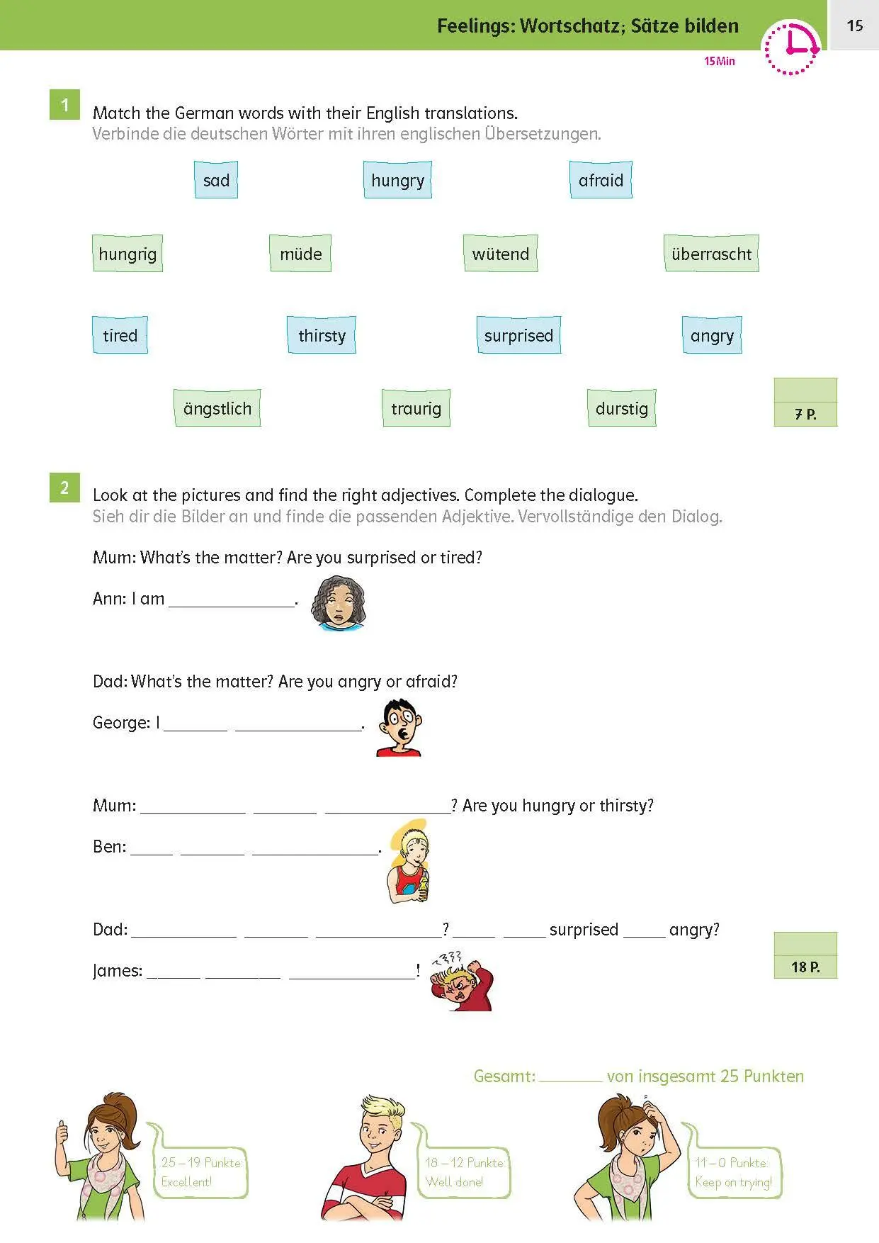 Bild: 9783129258811 | Sicher ins Gymnasium: 15-Minuten-Kurztests Englisch 4.Klasse | Buch