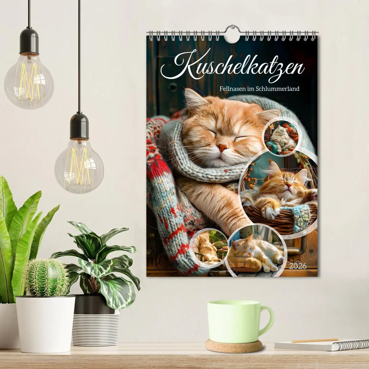 Bild: 9783516278811 | Kuschelkatzen - Fellnasen im Schlummerland (Wandkalender 2026 DIN...