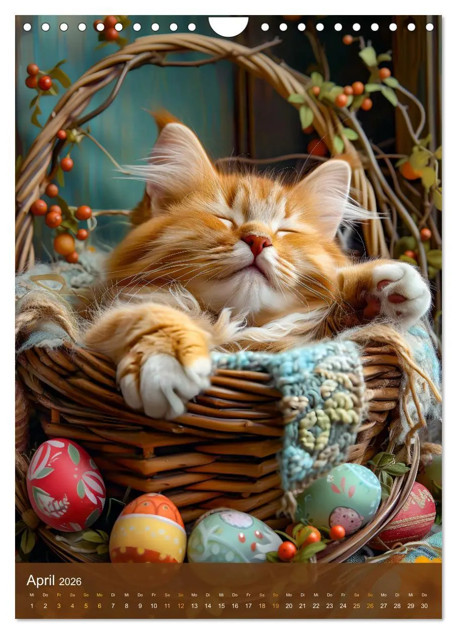 Bild: 9783516278811 | Kuschelkatzen - Fellnasen im Schlummerland (Wandkalender 2026 DIN...