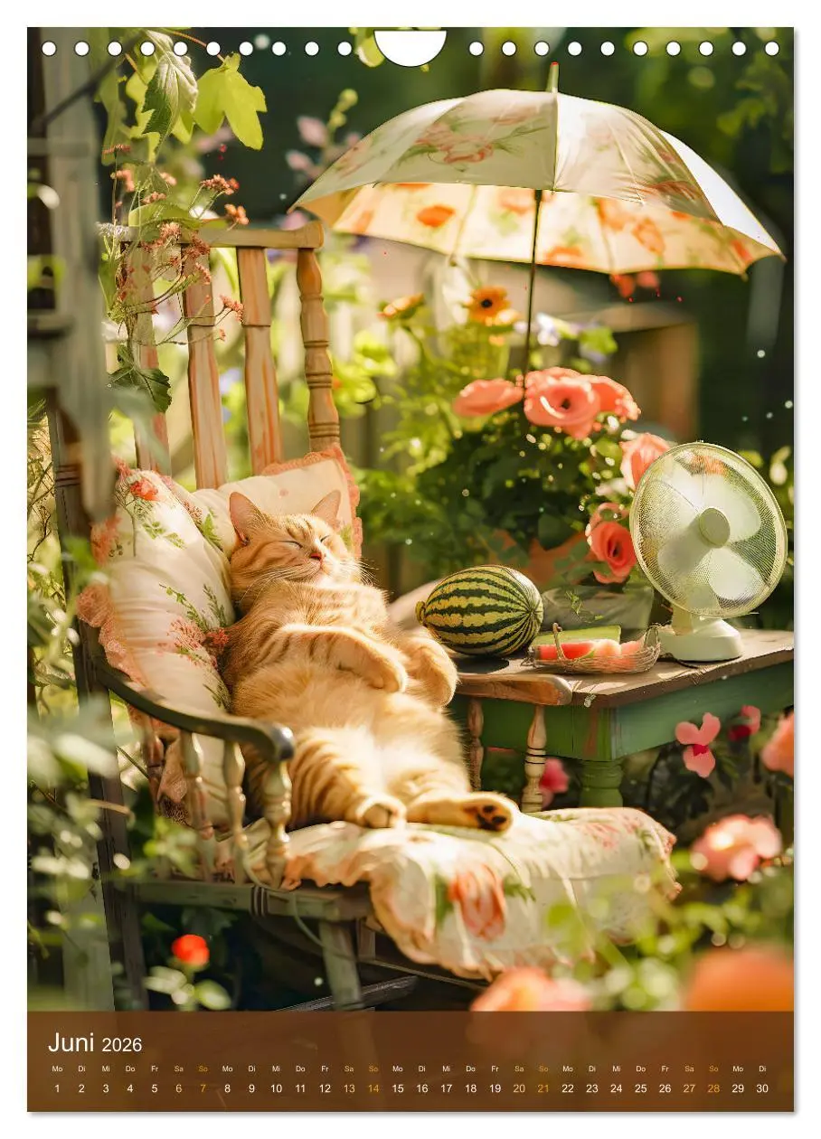 Bild: 9783516278811 | Kuschelkatzen - Fellnasen im Schlummerland (Wandkalender 2026 DIN...