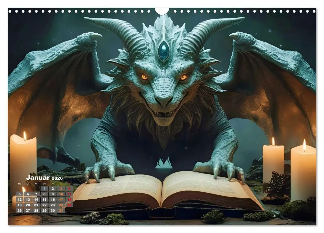Bild: 9783516658811 | Fantasie und Science Fiction (Wandkalender 2026 DIN A3 quer),...