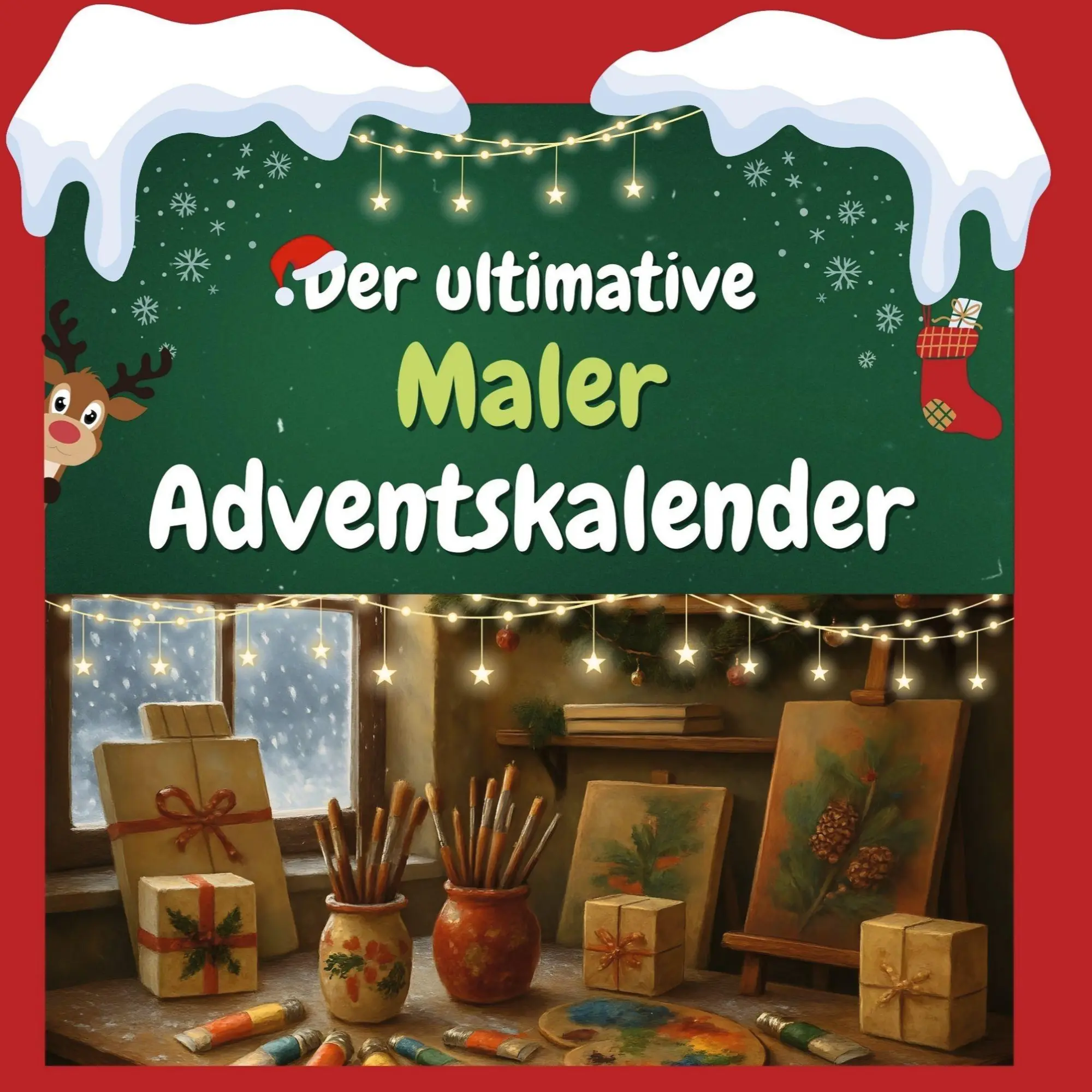Cover: 9783695308811 | Der ultimative Maler-Adventskalender | Julian Schubert | Taschenbuch