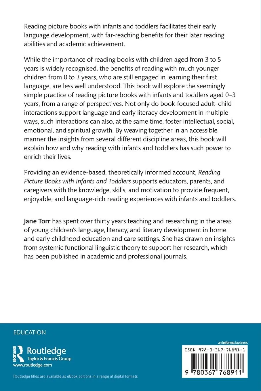 Rückseite: 9780367768911 | Reading Picture Books with Infants and Toddlers | Jane Torr | Buch