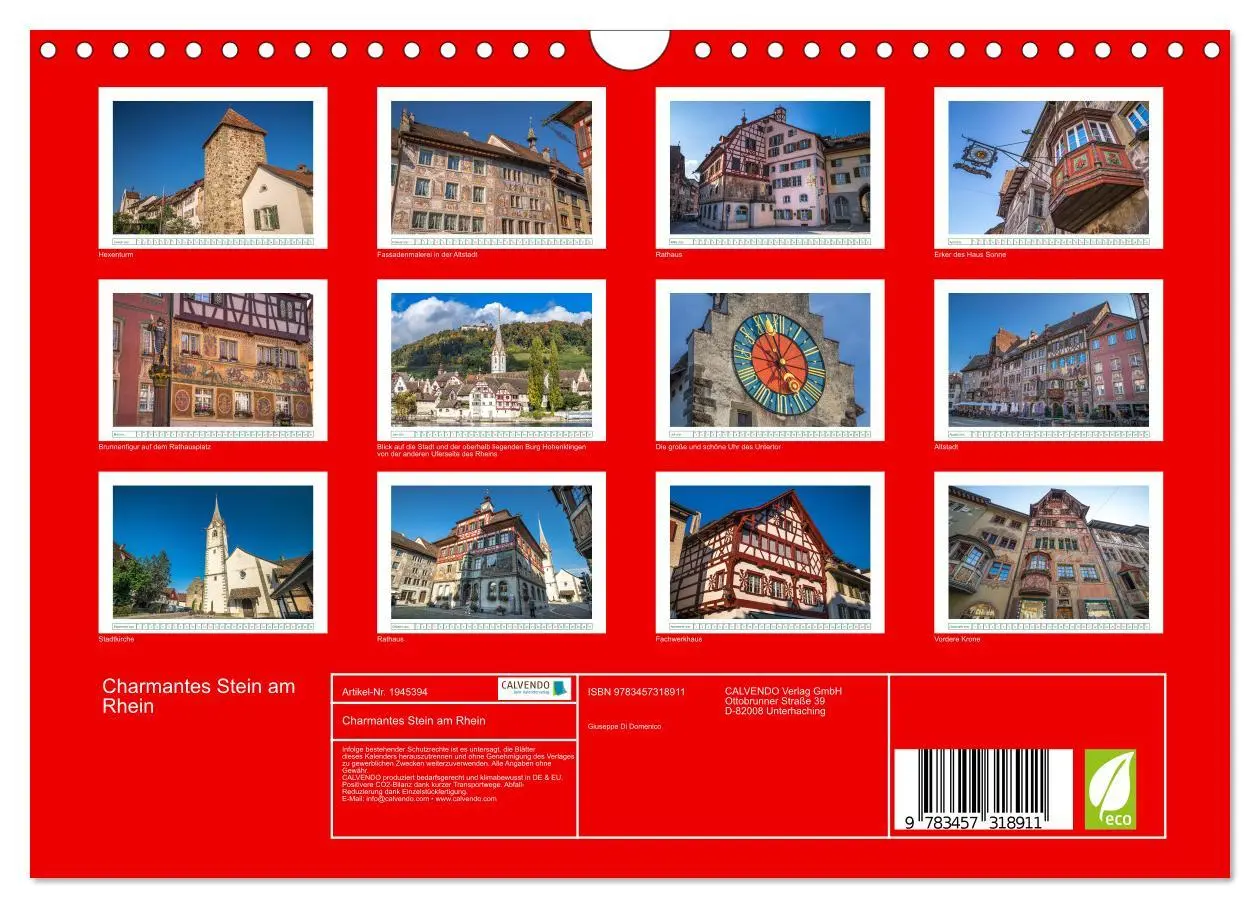 Bild: 9783457318911 | Charmantes Stein am Rhein (Wandkalender 2026 DIN A4 quer), CALVENDO...