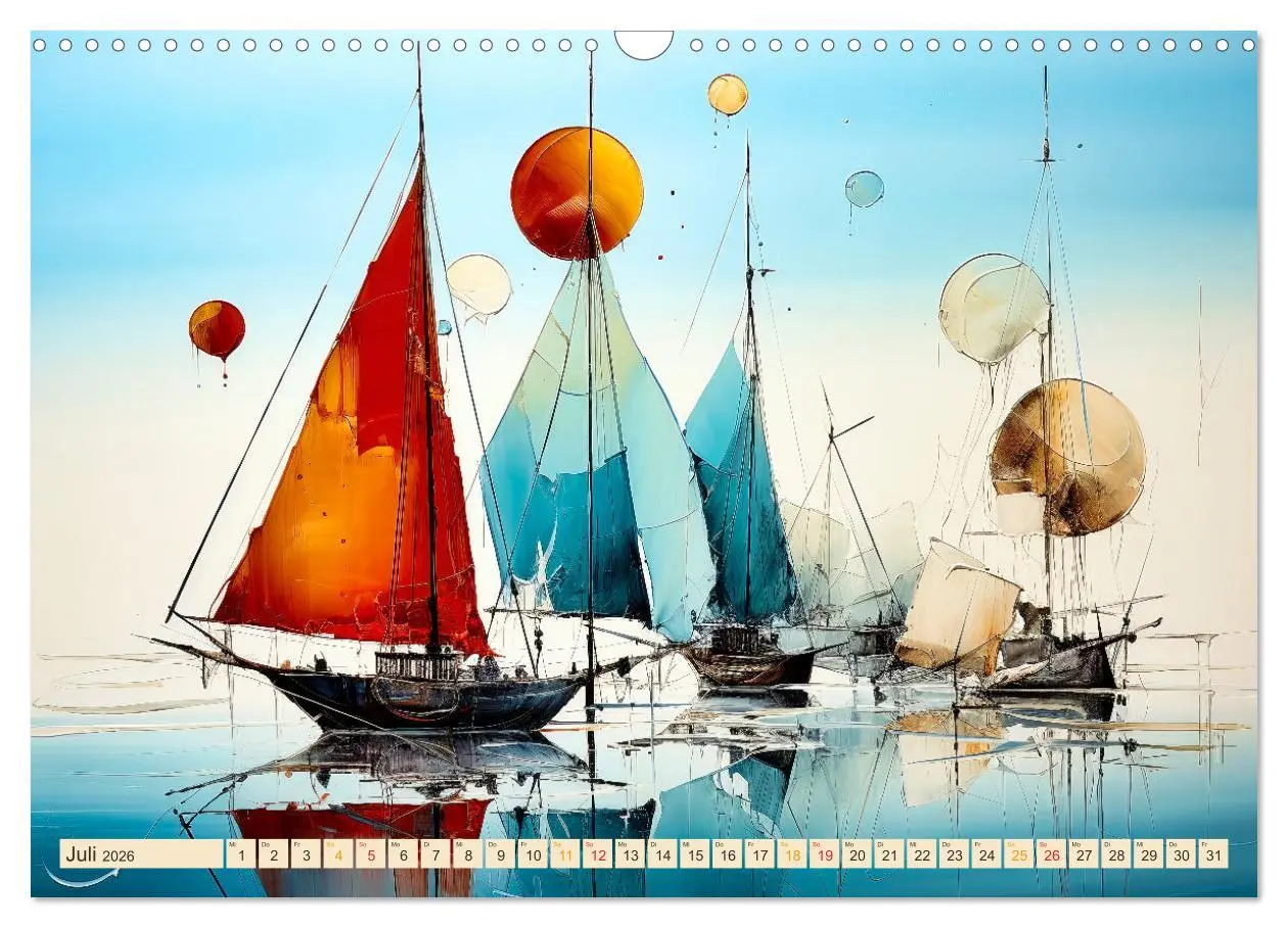 Bild: 9783457488911 | Segeln, der Traum beginnt (Wandkalender 2026 DIN A3 quer), CALVENDO...