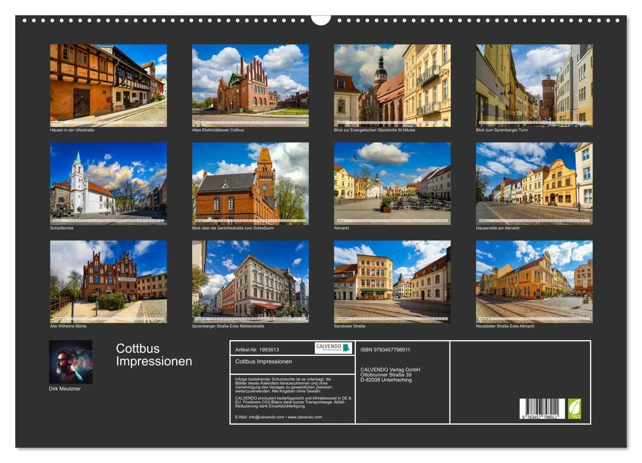Bild: 9783457798911 | Cottbus Impressionen (Wandkalender 2026 DIN A2 quer), CALVENDO...
