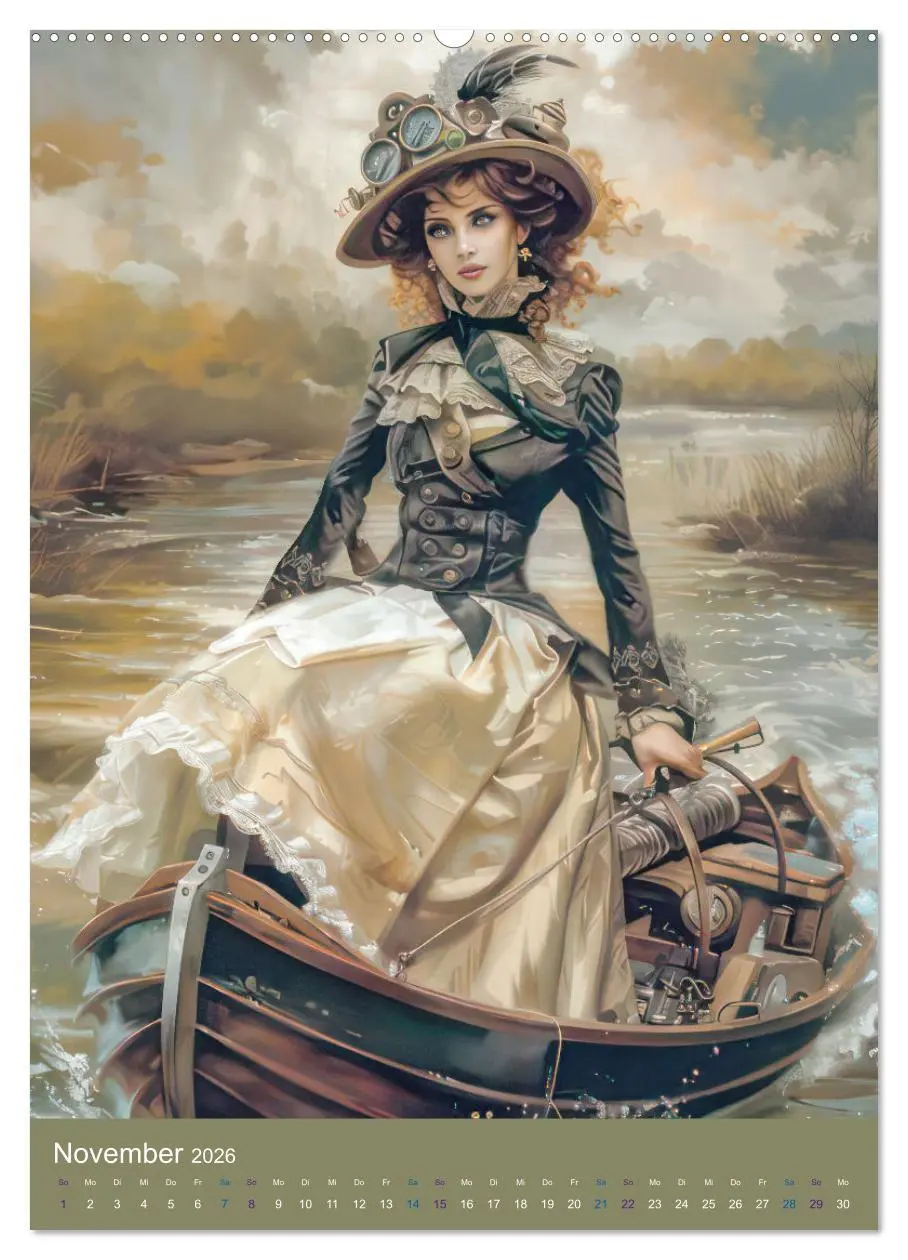 Bild: 9783516268911 | Steampunk Ladies auf Tour (hochwertiger Premium Wandkalender 2026...