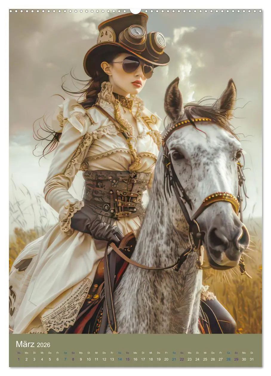 Bild: 9783516268911 | Steampunk Ladies auf Tour (hochwertiger Premium Wandkalender 2026...