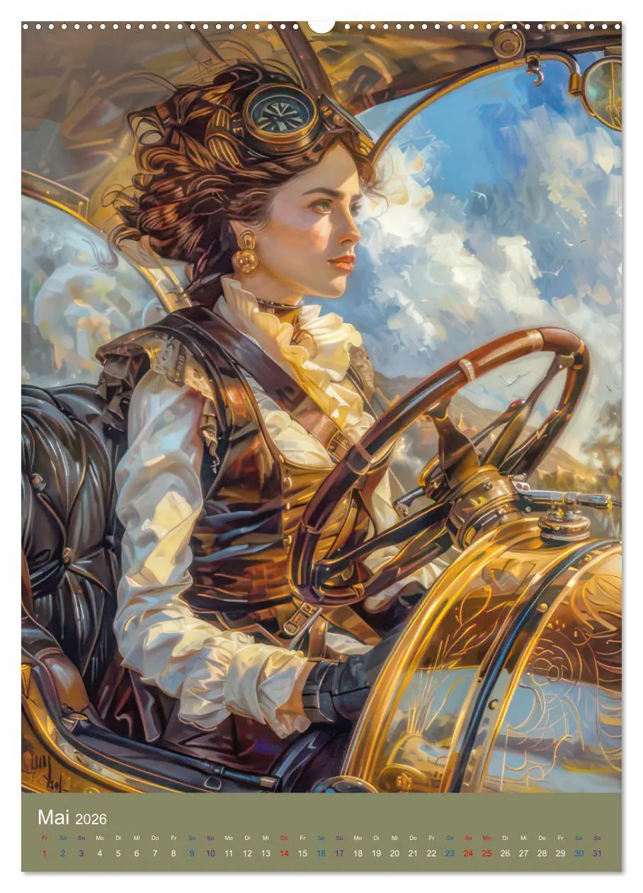 Bild: 9783516268911 | Steampunk Ladies auf Tour (hochwertiger Premium Wandkalender 2026...