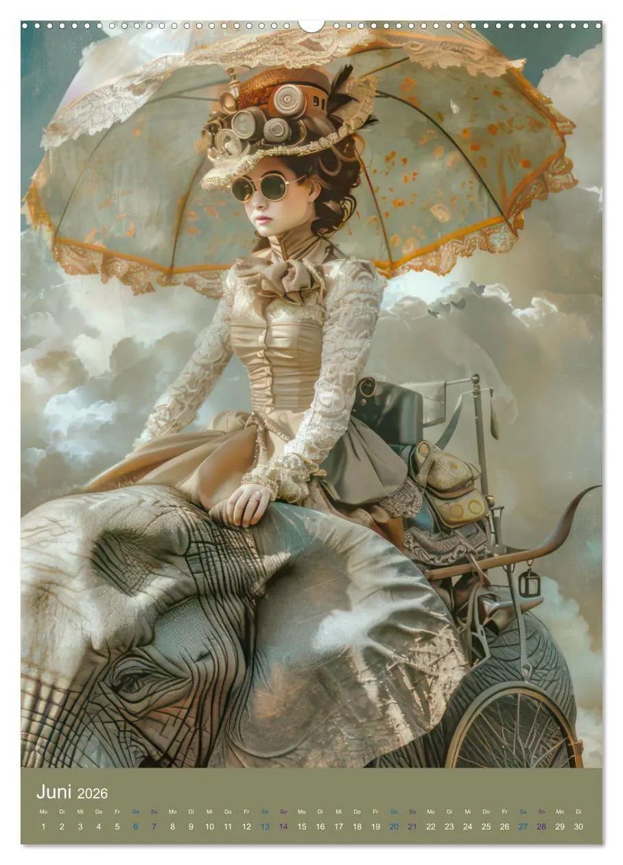 Bild: 9783516268911 | Steampunk Ladies auf Tour (hochwertiger Premium Wandkalender 2026...