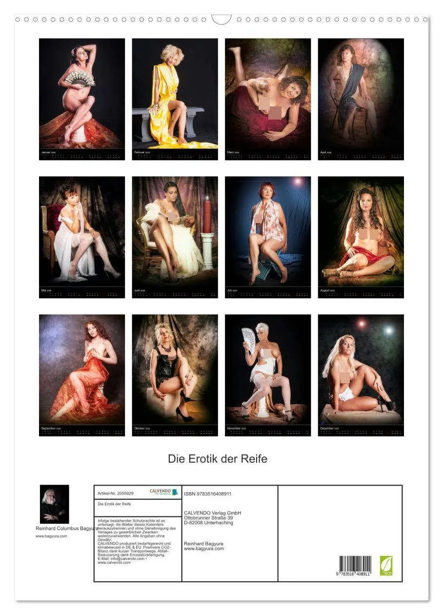 Bild: 9783516408911 | Die Erotik der Reife (Wandkalender 2026 DIN A2 hoch), CALVENDO...