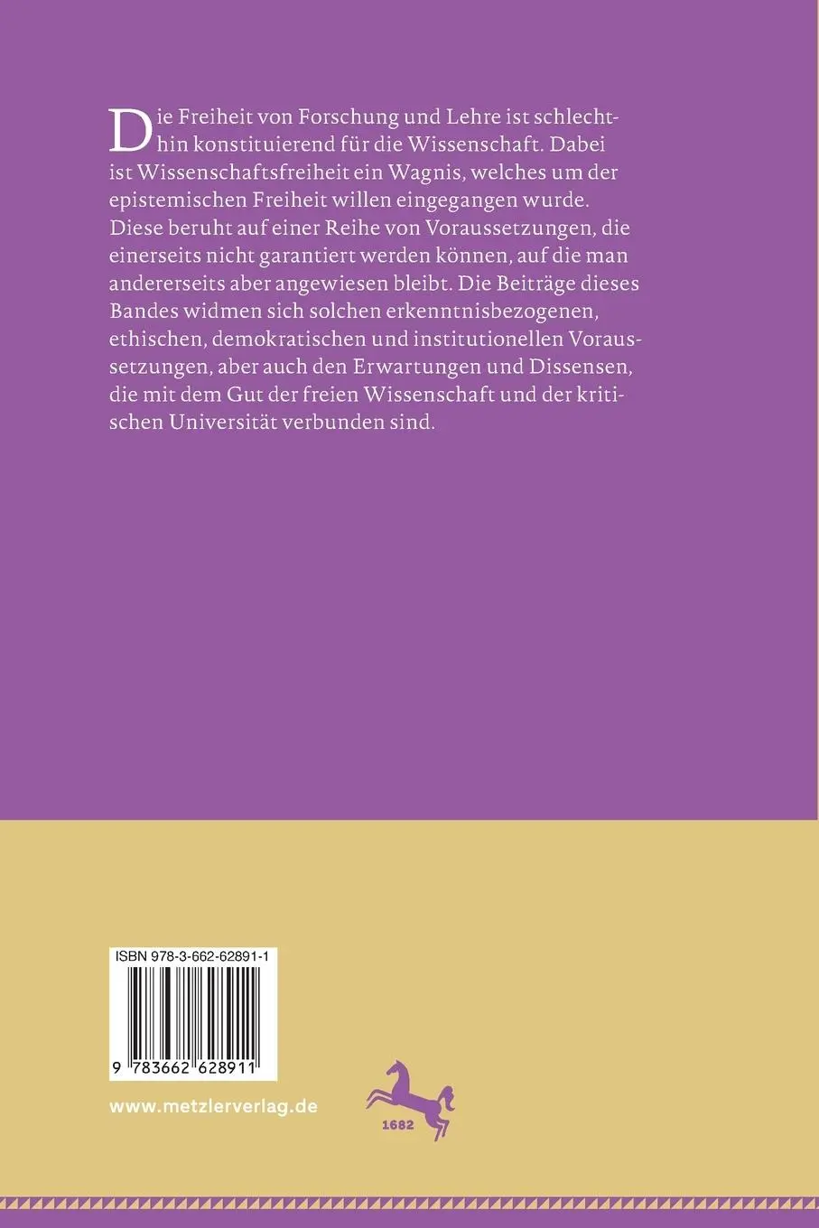 Rückseite: 9783662628911 | Wissenschaftsfreiheit im Konflikt | Elif Özmen | Taschenbuch | xviii