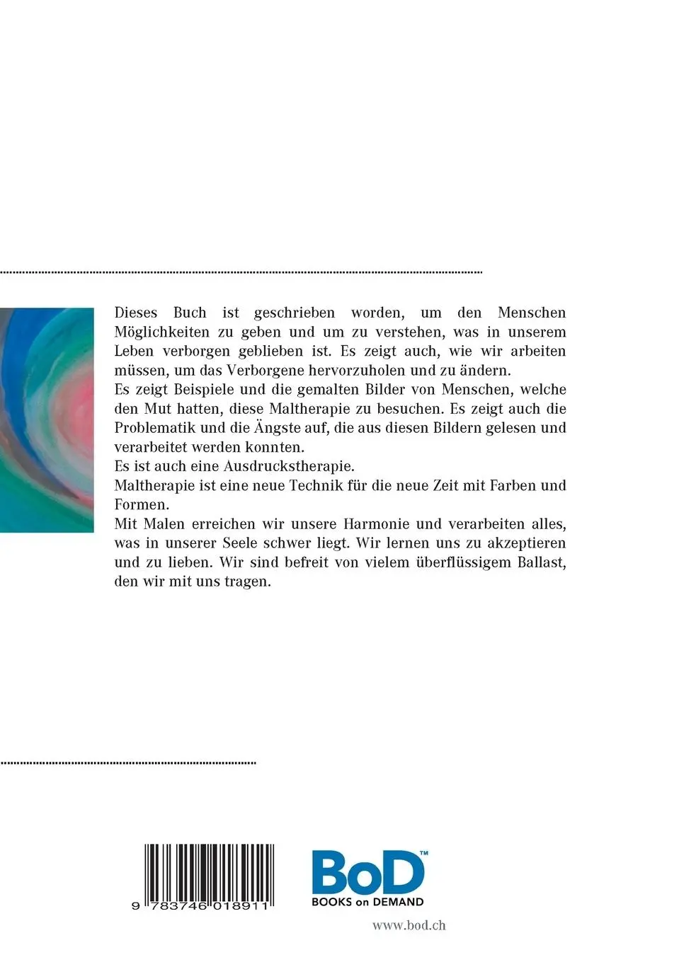 Rückseite: 9783746018911 | Kraft des Malens - Kraft der Gedanken | Ghita Cristofoli | Taschenbuch