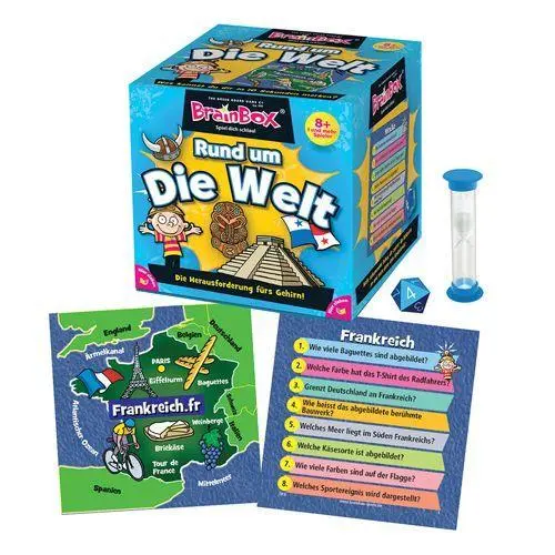 Bild: 5025822949011 | BrainBox - Rund um die Welt | ab 1 Spieler | BrainBox | Spiel | Karten